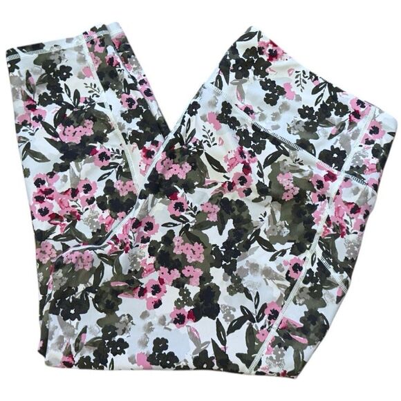 Torrid Ditsy Floral Performance Core Crop Active Legging Size 3 3XL - Picture 12 of 12